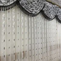 پرده پذیرایی بسیار شیک و نو