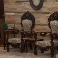 مبل استیل پنجه شیری منبت