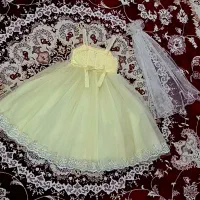 لباس عروس بچهگانه سایز ۳۰|کفش و لباس بچه|مشکیندشت, |دیوار