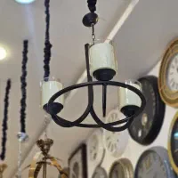 لوستر سه شاخه مشکی