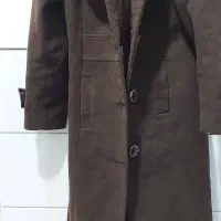 پالتو فوتر قهوه‌ای سوخته سایز ۴۴