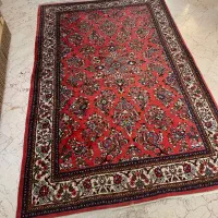 قالیچه ساروق گل آمریکایی