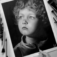 طراحی سیاه قلم وابرنگ