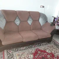 فروش مبل ۷نفره کاملا سالم و دشک ی نفره