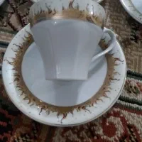 دودست فنجان ونعلبکی|ظروف سرو و پذیرایی|تنکابن, |دیوار