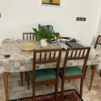 میز ناهار خوری ۶ نفره چوبسنگ