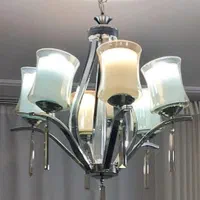 لوستر طرح غنچه ۶ شعله ۳ عدد تک شعله ۲ عدد