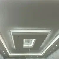 گچ خاک با کروم کاری تراز لیزری،سفید کاری با کیفیت