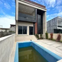 ویلا نما مدرن دوبلکس با استخر چهارفصل سنددار