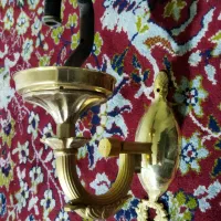 سه عدد روشنایی گازی دیواری|لوستر و چراغ آویز|زنجان, |دیوار