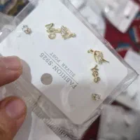 گردنبند و گوشواره استیل