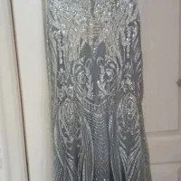 لباس مجلسی طوسی شاین سایز ۴۰ تا۴۲