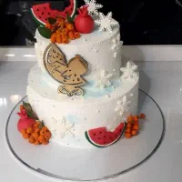 کیک تولد خامه ای و فوندانت فینگر فود دسر ژله|خدمات پذیرایی، مراسم|مشهد, دوست آباد|دیوار