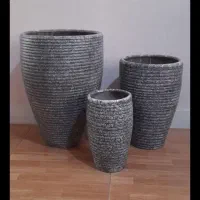 گلدان سفالی  درجه یک لالجین