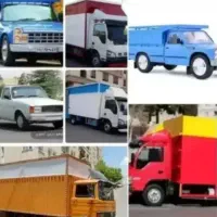 باربری حمل کامیون نیسان وانت کارگرخالی بسته بندی