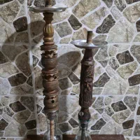 ۲عدد قلیان چوبی