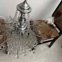 لوستر ۱۰ شاخه گوی اتریشی اصل - زیر قیمت|لوستر و چراغ آویز|تهران, تسلیحات|دیوار
