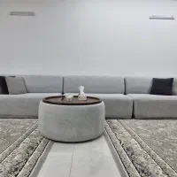 مبل  ال ۸ نفره همراه ۲ پاف