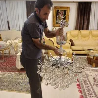 لوستر  فلزی عالیجناب|لوستر و چراغ آویز|تهران, قیطریه|دیوار