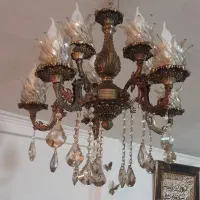 یک جفت لوستر ۵شعله ۱۰ لامپ