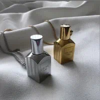 گردنبند عطر یار/ گردنبند دمبل (طلایی)