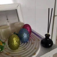 جای عود و ماهی شمع سفره عید