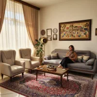 مانتو روسری طلا ازدم قسط بین کارگران۲۰و۲۲مبل الماس|لباس|بیرجند, |دیوار