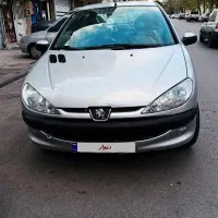 پژو ۲۰۶ وی ۱ TU5 مدل ۸۶ نقره‌ای سالم