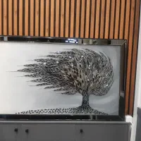 تابلو آینه ای|ساعت دیواری و تزئینی|رشت, باهنر|دیوار