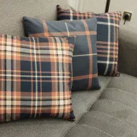 شش عدد کوسن رومبلی کلاسیک مخمل 45در45