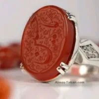 انگشتر فیروزه نیشابوری  وعقیق خراسانی