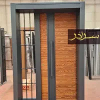 درب ضدسرقت ترمو نمای کامپوزیت نرده شیشه ای کد M231