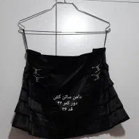 لباس مجلسی،دامن بلند و کوتاه مشکی ساتن،تاپ دکلته|لباس|ری, شهید بهشتی|دیوار