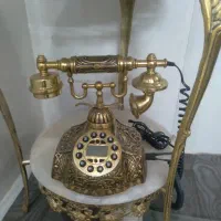 سرویس سماور۶لیتری برنجی وتلفن برنز|سماور، چای‌ساز، قهوه‌ساز|قم, نیروگاه|دیوار