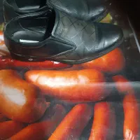 یک جفت کفش مردانه چرم اصل سایز42