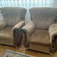 فروش مبل کارکرده ۶ نفره|مبلمان خانگی و میز عسلی|رشت, انصاری|دیوار