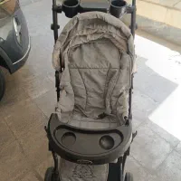 کالسکه بچه کاملا سالم و تاشو و تمیز