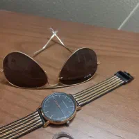 عینک ریبن.ساعت و انگشتر.