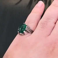 انگشتر نقره کار دست استاد رحمتی|جواهرات|اهواز, سپیدار|دیوار