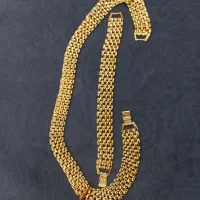 دستبند گردنبد آمریکایی همسان طلا، مجلسی تخفیف ویژه