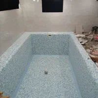 اجرا کاشی وسیمان کاری استخر وعایق کاری