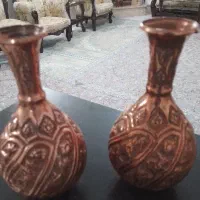 گلدان مسی حدودا ۸۰ ساله