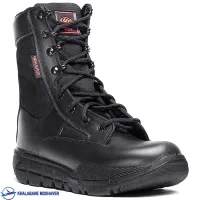 پوتین چرم زیپ دار