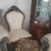 مبل ۹نفره ومیز نهار خوری ۶ نفره چوب گردومبل ۹نفره|میز و صندلی غذاخوری|ری, دیلمان|دیوار