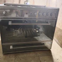 اجاق گاز طرح فر استیل صفحه چدن|اجاق گاز و لوازم برقی پختوپز|قم, بنیاد|دیوار