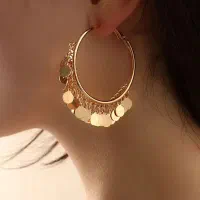 گوشواره حلقه ای پولکی|جواهرات|بندرعباس, |دیوار