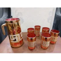 پارچ وشش لیوان نونو|ظروف سرو و پذیرایی|بندر ماهشهر, |دیوار