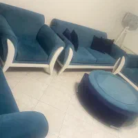 مبل ۷نفره و جلو مبلی و میز غذاخوری ۸نفره  در حد نو|مبلمان خانگی و میز عسلی|تهران, پونک|دیوار
