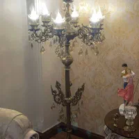 لوستر وکنار سالنی برنز بسیار سنگین|لوستر و چراغ آویز|گرمدره, |دیوار