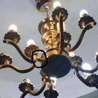 دوعدد لوستر اهنی